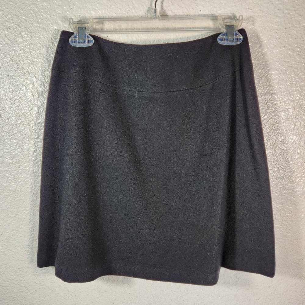 Compagnie Internationale Express Womens Black Jacket & Skirt Petite 7/8 WoolBlnd - Picture 9 of 15